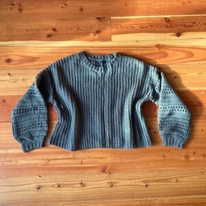 Chunky Knit Army Green Sweater